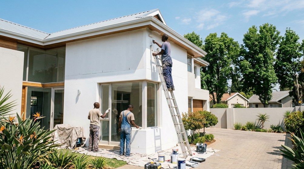 Professional painters working in Melkbosstrand, Cape Town Southern Suburbs